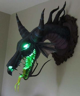 Illustration for article titled Mount Disney supervillain Maleficent's head on your wall!